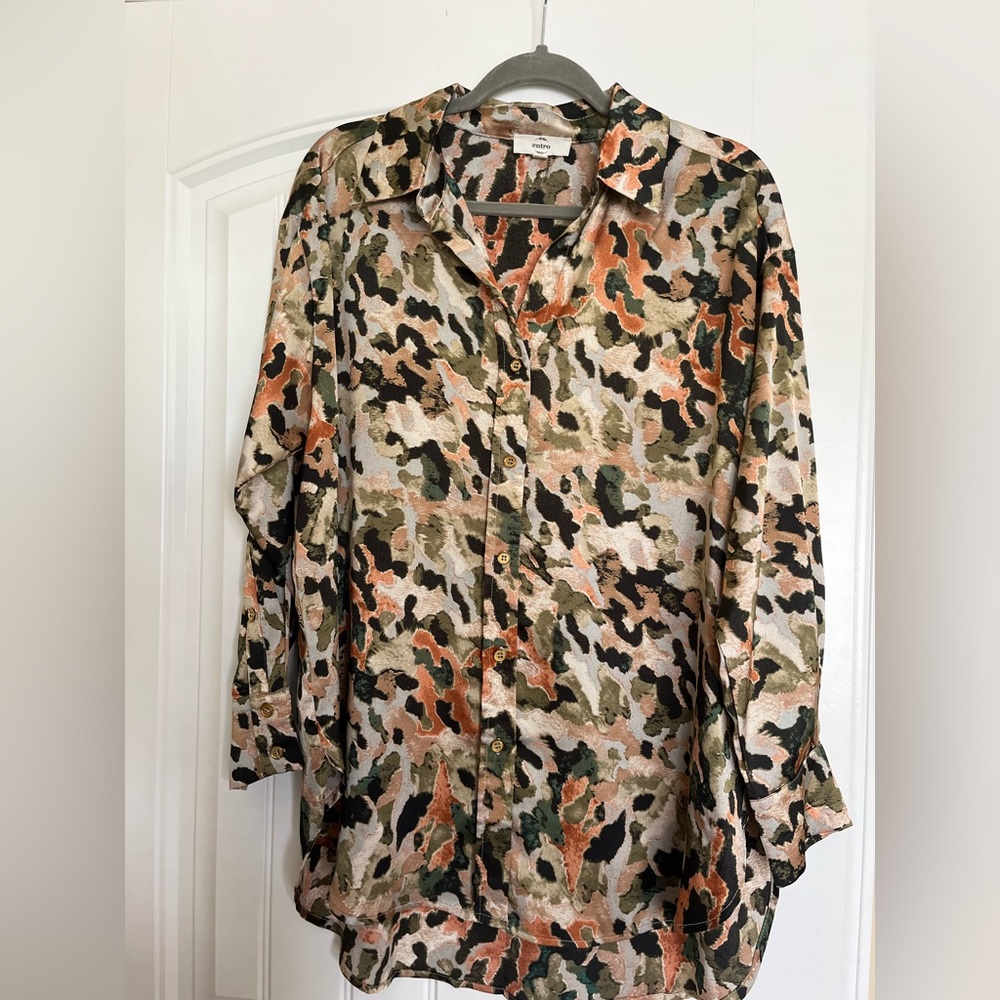 Entro Button Down Blouse